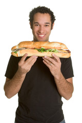 Smiling Sandwich Man - 8229556