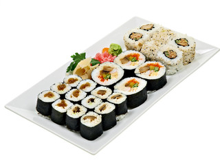 trendy esskultur,sushi,leicht und gesund