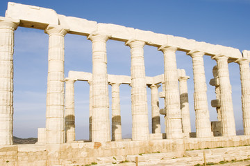 Fototapeta premium Temple of Poseidon of Athens, Greece.