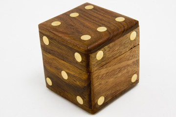 wooden dice
