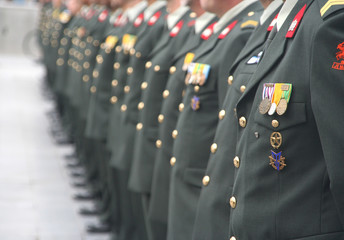 Soldiers at a Ceremony