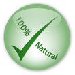 100% Natural button