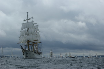 Gorch Fock - Flaggschiff Windjammer-Parade