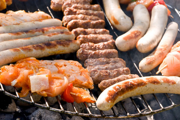 Grill,Wurst,Schnitzel,Speck