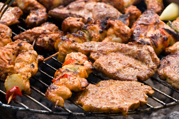 Grill,Wurst,Schnitzel