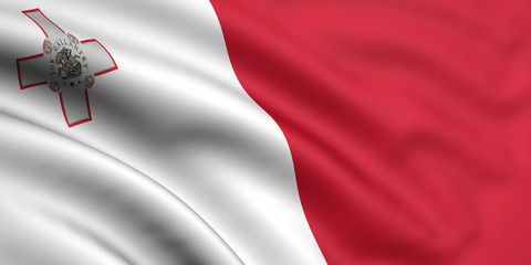 Flag Of Malta - obrazy, fototapety, plakaty