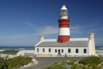 Fototapeta na wymiar Agulhas Lighthouse