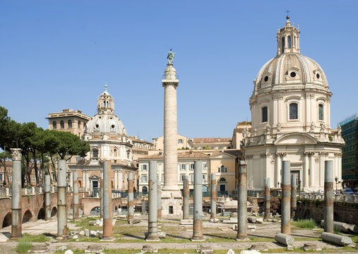 Colonna Traiana, Roma