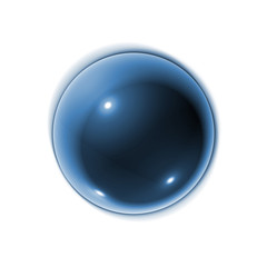 3D Sphere Web Button