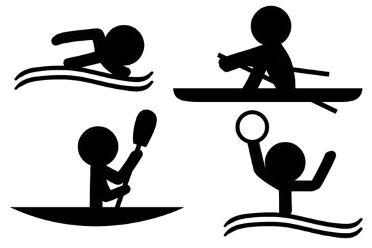 Sports Icons (Rowing/Swimming/Kayaking/WaterPolo)