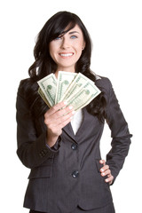 Woman With Cash