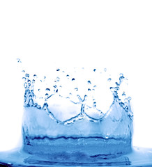 The abstract water splash background