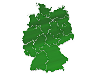Carte Allemagne Laser