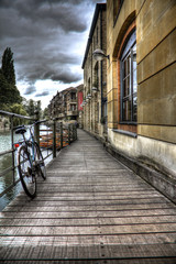 Cam River Walkway with Bicycle