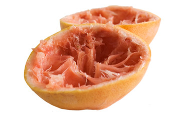 Sqeezed grapefruit