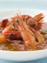 Bowl of Creole Shrimp Gumbo
