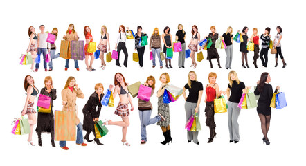Fototapeta premium shoppers