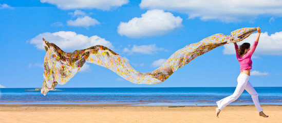 a wave in the air