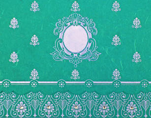 Beautiful Homemade Paper with Design