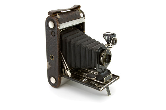 old folding camera