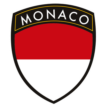 scudetto monaco con bandiera