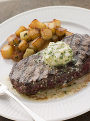 'Entrecote de Beouf' with potatoes
