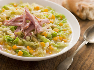 Cabbage and Bacon Soup