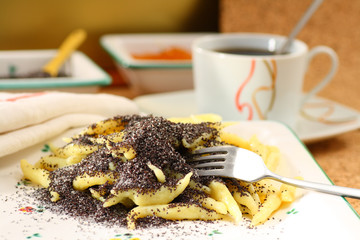 Poppy seed dumplings