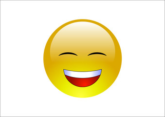 Aqua Emoticons - Laugh 2
