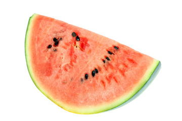 Watermelon on white.