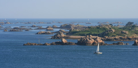 bretagne, brittany,voile,granit,mer