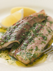 Kippers Grilled with Parsley Butter