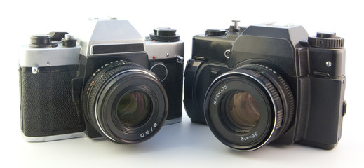 Old SLR cameras