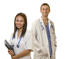 Fototapeta premium Team of medical professionals
