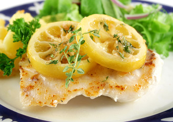 Panfried Lemon Perch