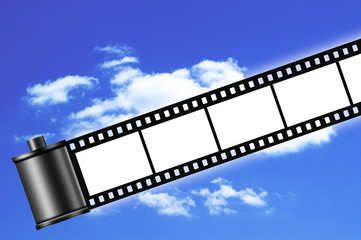 Filmrolle für Presentationen