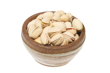 Bowl of pistachio nuts
