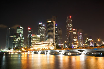 Fototapeta premium Panoramę Singapuru