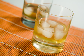 whiskey with ice