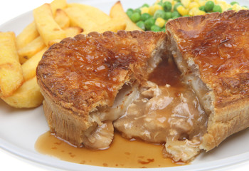 Chicken Pie & Chips