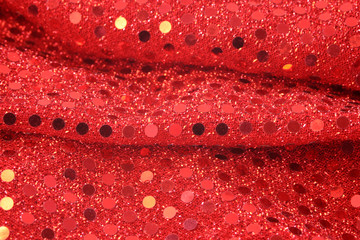 red sequin background