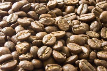 Grains of coffee