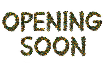 Butterfly Opening Soon sign