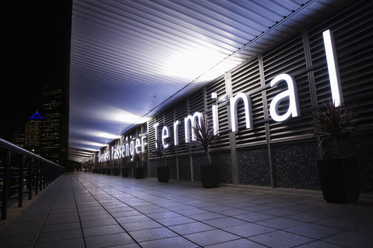 Passenger terminal sign