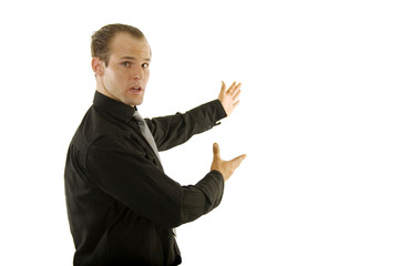 Successful young businessman