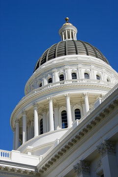 Sacramento Capitol building dome.