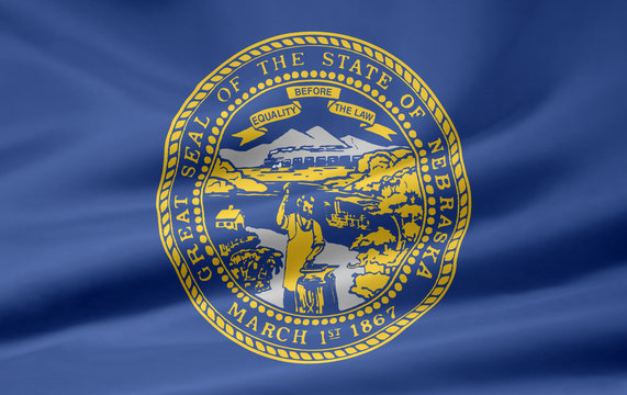 Nebraska Flagge