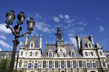 Fototapeta na wymiar City Hall, Paryż