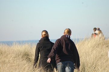 promenade dans les dunes