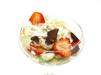 Ice cream and chocolate